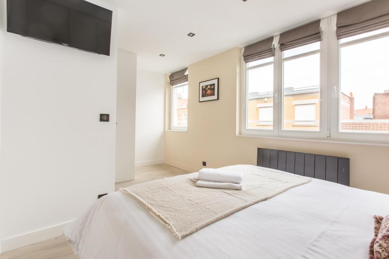 Appartement Spacieux Et Moderne 4 Chambres A 5Mn A Pieds Republique Lille Exterior foto